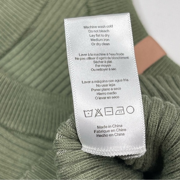 LUNYA Cozy Cotton Silk Crop Ribbed Tank Top Green Comfy Luxury Lounge  Summer - Picture 9 of 10